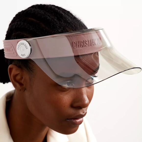 NIB Dior DiorPacific V1U Perspex and rubber visor PINK $780 - Picture 8 of 8